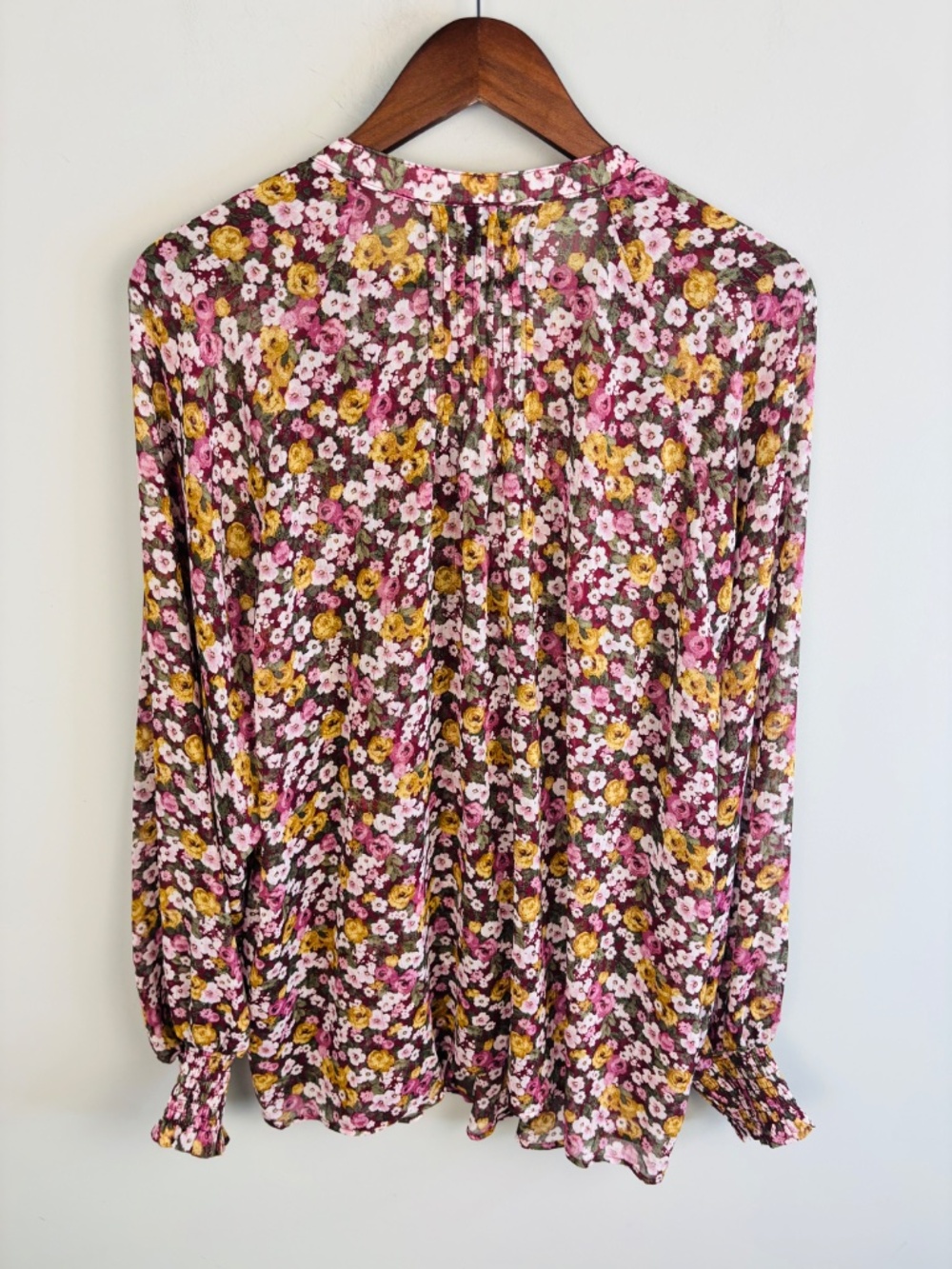 Torrid Crinkle Chiffon Smocked Sleeve Blouse NWT Size 3X - Picture 5 of 5